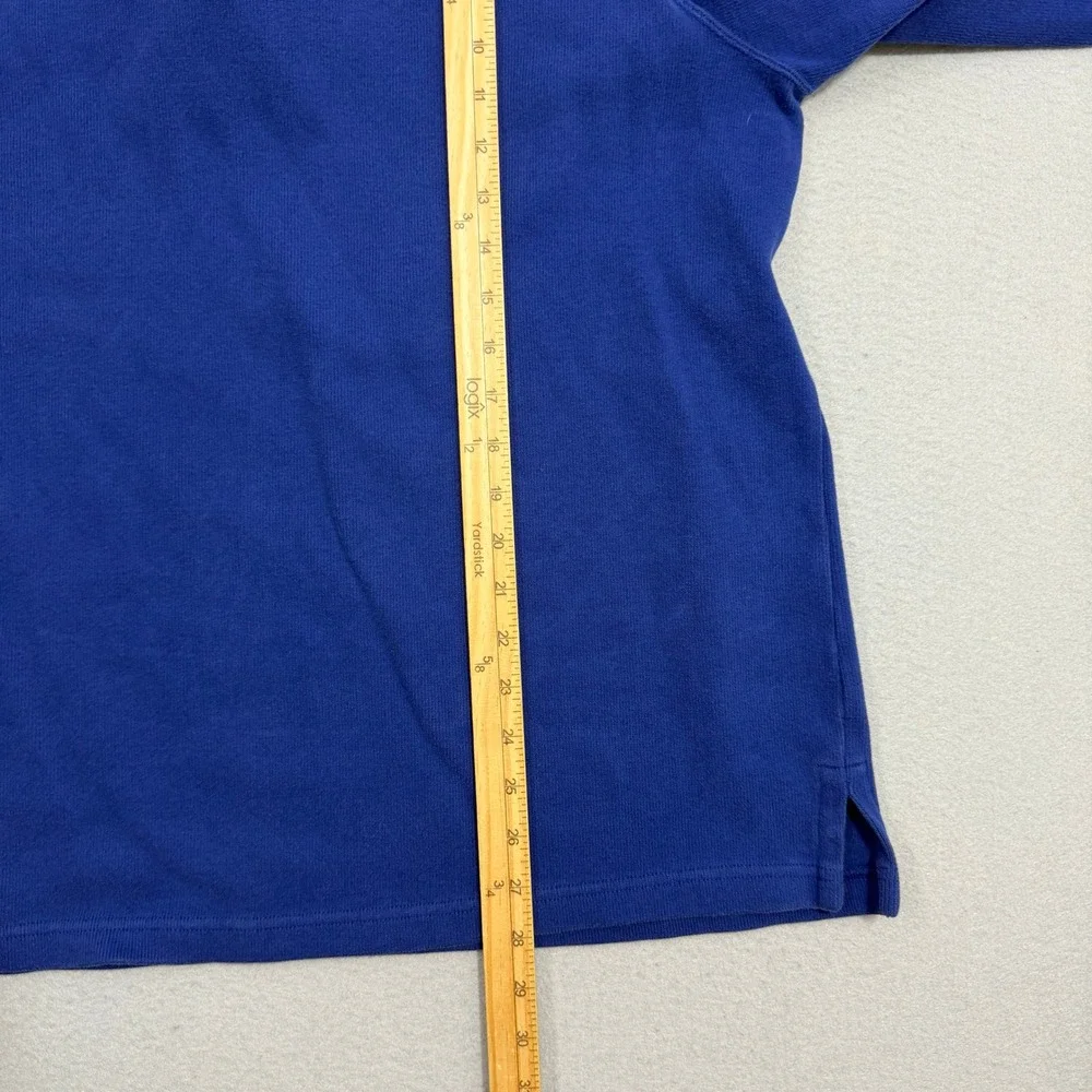 Vintage Polo Ralph Lauren Quarter Zip Mens Extra Large Blue Preppy 90s Pony Logo